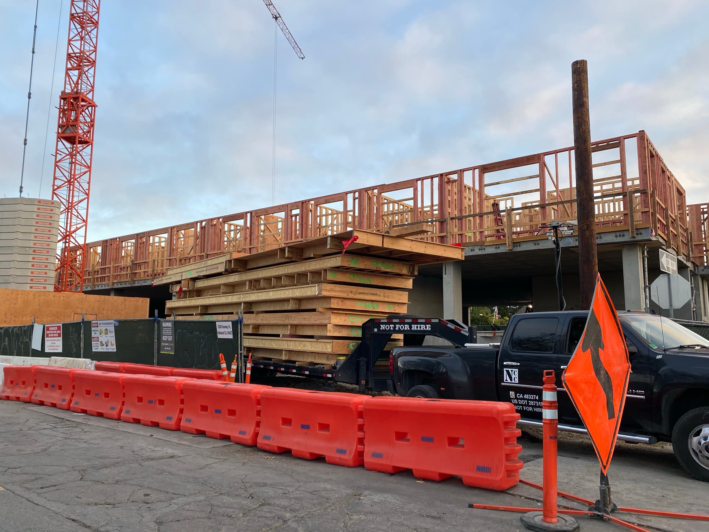 Coliseum Place construction with NCC panels